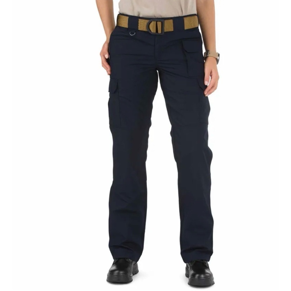 5.11 Tactical Series Womens Taclite Pro Ripstop Cargo Pants Navy Blue Size 10 R
